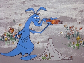 Screenshots from the 1969 DePatie Freleng cartoon The Ant and the Aardvark