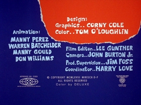 Screenshots from the 1969 DePatie Freleng cartoon The Ant and the Aardvark