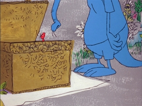 Screenshots from the 1969 DePatie Freleng cartoon The Ant and the Aardvark