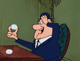 Screenshots from the 1969 DePatie Freleng cartoon French Freud