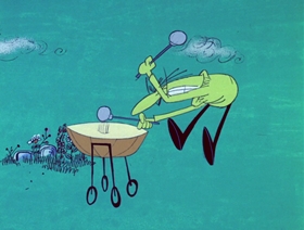 Screenshots from the 1969 DePatie Freleng cartoon Hurts and Flowers