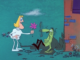 Screenshots from the 1969 DePatie Freleng cartoon Hurts and Flowers