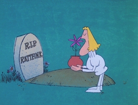 Screenshots from the 1969 DePatie Freleng cartoon Hurts and Flowers