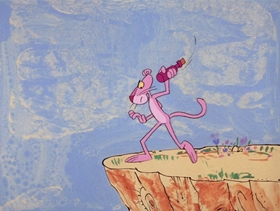 Screenshots from the 1969 DePatie Freleng cartoon Pink Pest Control
