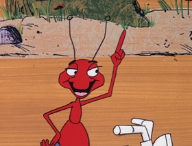 Screenshots from the 1969 DePatie Freleng cartoon Hasty But Tasty