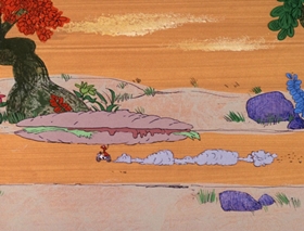 Screenshots from the 1969 DePatie Freleng cartoon Hasty But Tasty