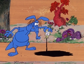 Screenshots from the 1969 DePatie Freleng cartoon Hasty But Tasty