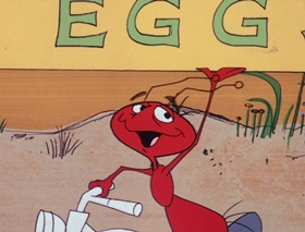 Screenshots from the 1969 DePatie Freleng cartoon Hasty But Tasty