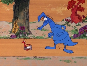 Screenshots from the 1969 DePatie Freleng cartoon Hasty But Tasty