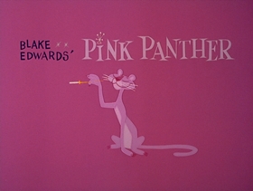 Screenshots from the 1969 DePatie Freleng cartoon Think Before You Pink