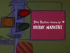 Screenshots from the 1969 DePatie Freleng cartoon Think Before You Pink