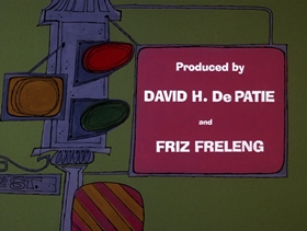 Screenshots from the 1969 DePatie Freleng cartoon Think Before You Pink