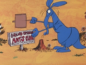 Screenshots from the 1969 DePatie Freleng cartoon The Ant from Uncle