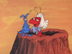 Screenshots from the 1969 DePatie Freleng cartoon The Ant from Uncle