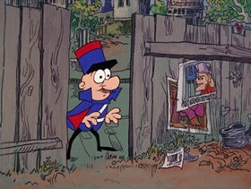 Screenshots from the 1969 DePatie Freleng cartoon Carte Blanched