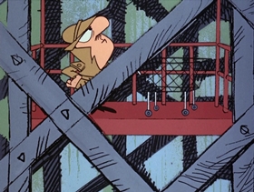 Screenshots from the 1969 DePatie Freleng cartoon Carte Blanched