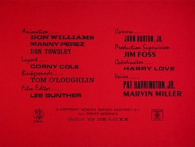 Screenshots from the 1969 DePatie Freleng cartoon Carte Blanched