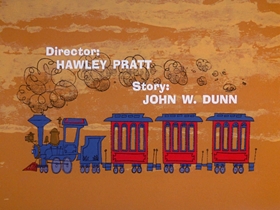 Screenshots from the 1969 DePatie Freleng cartoon The Deadwood Thunderball