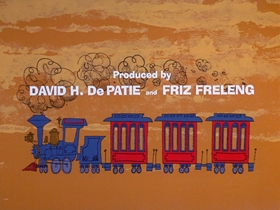 Screenshots from the 1969 DePatie Freleng cartoon The Deadwood Thunderball