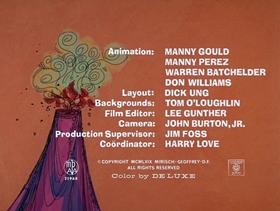 Screenshots from the 1969 DePatie Freleng cartoon Extinct Pink