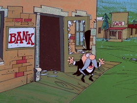 Screenshots from the 1969 DePatie Freleng cartoon Sweet and Sourdough