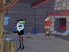 Screenshots from the 1969 DePatie Freleng cartoon Sweet and Sourdough