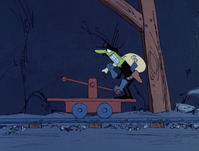 Screenshots from the 1969 DePatie Freleng cartoon Sweet and Sourdough