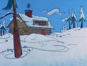 Screenshots from the 1969 DePatie Freleng cartoon Sweet and Sourdough