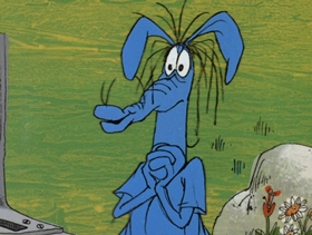 Screenshots from the 1969 DePatie Freleng cartoon Technology, Phooey