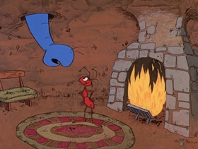 Screenshots from the 1969 DePatie Freleng cartoon Technology, Phooey