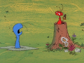 Screenshots from the 1969 DePatie Freleng cartoon Technology, Phooey