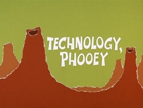 Screenshots from the 1969 DePatie Freleng cartoon Technology, Phooey