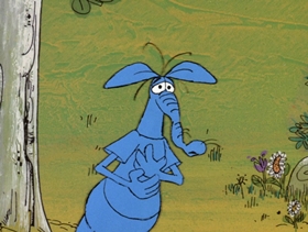 Screenshots from the 1969 DePatie Freleng cartoon Technology, Phooey