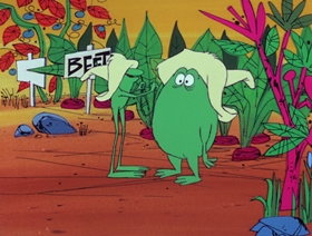 Screenshots from the 1969 DePatie Freleng cartoon Tijuana Toads