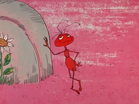 Screenshots from the 1969 DePatie Freleng cartoon Never Bug an Ant