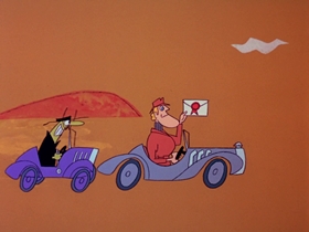 Screenshots from the 1969 DePatie Freleng cartoon A Pair of Sneakers