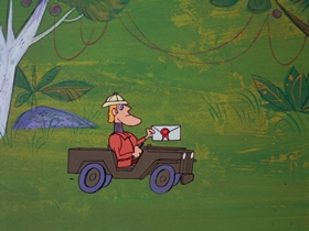 Screenshots from the 1969 DePatie Freleng cartoon A Pair of Sneakers