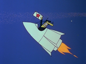 Screenshots from the 1969 DePatie Freleng cartoon A Pair of Sneakers