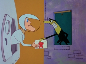 Screenshots from the 1969 DePatie Freleng cartoon A Pair of Sneakers