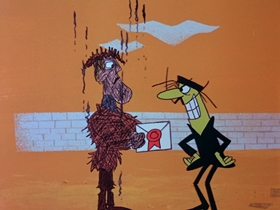 Screenshots from the 1969 DePatie Freleng cartoon A Pair of Sneakers