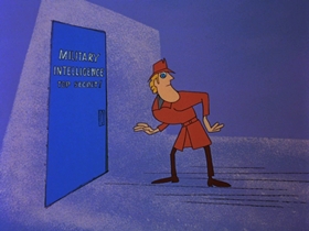 Screenshots from the 1969 DePatie Freleng cartoon A Pair of Sneakers