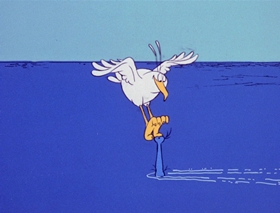 Screenshots from the 1969 DePatie Freleng cartoon Dune Bug