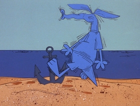 Screenshots from the 1969 DePatie Freleng cartoon Dune Bug