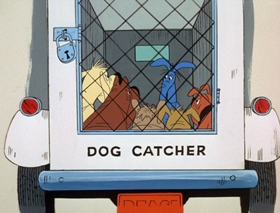 Screenshots from the 1969 DePatie Freleng cartoon Dune Bug