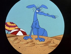 Screenshots from the 1969 DePatie Freleng cartoon Dune Bug