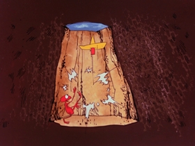 Screenshots from the 1969 DePatie Freleng cartoon A Pair of Greenbacks