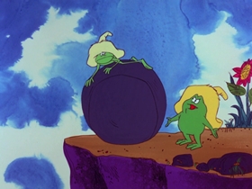 Screenshots from the 1969 DePatie Freleng cartoon A Pair of Greenbacks