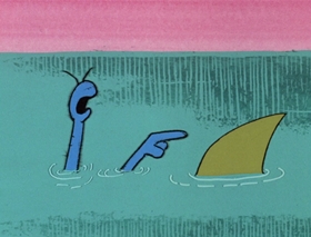 Screenshots from the 1969 DePatie Freleng cartoon Isle of Caprice
