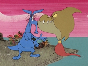 Screenshots from the 1969 DePatie Freleng cartoon Isle of Caprice
