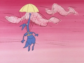 Screenshots from the 1969 DePatie Freleng cartoon Isle of Caprice